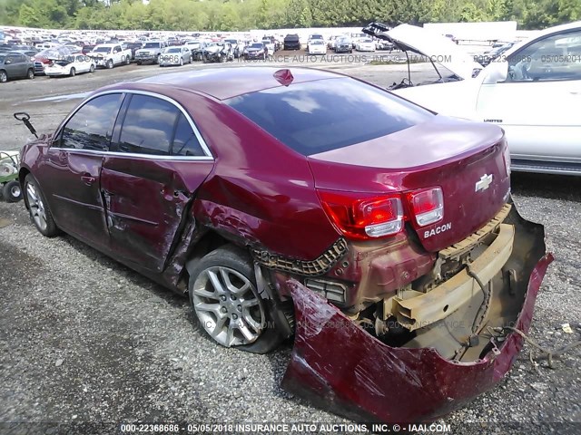 1G11F5SR5DF173519 - 2013 CHEVROLET MALIBU 2LT RED photo 3