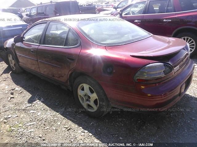 1G2WK52J72F162316 - 2002 PONTIAC GRAND PRIX SE MAROON photo 3