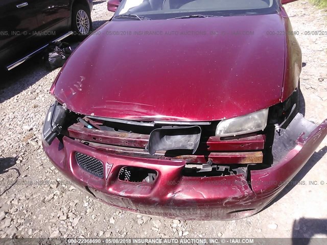 1G2WK52J72F162316 - 2002 PONTIAC GRAND PRIX SE MAROON photo 6