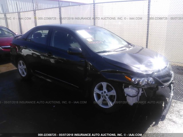 5YFBU4EE3DP086683 - 2013 TOYOTA COROLLA S/LE BLACK photo 1