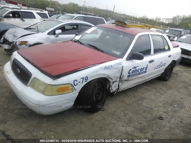 2FABP7AV3AX106152 - 2010 FORD CROWN VICTORIA S WHITE photo 2