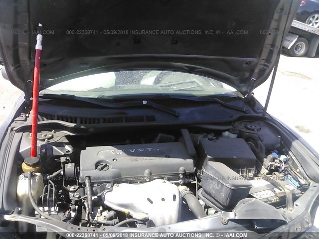 4T1BE46K18U202811 - 2008 TOYOTA CAMRY CE/LE/XLE/SE GRAY photo 10
