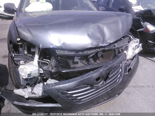 4T1BE46K18U202811 - 2008 TOYOTA CAMRY CE/LE/XLE/SE GRAY photo 6
