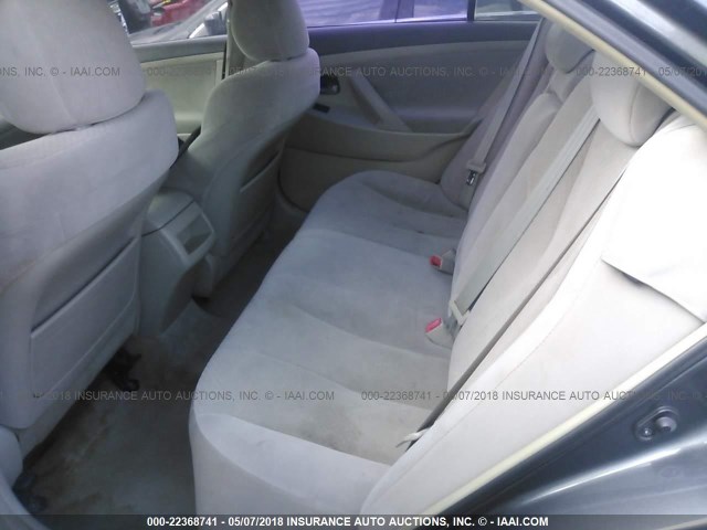 4T1BE46K18U202811 - 2008 TOYOTA CAMRY CE/LE/XLE/SE GRAY photo 8