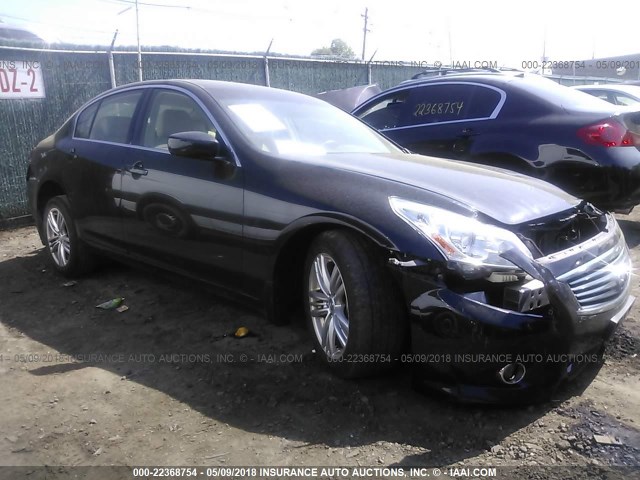 JN1CV6AR3DM355406 - 2013 INFINITI G37 BLACK photo 1