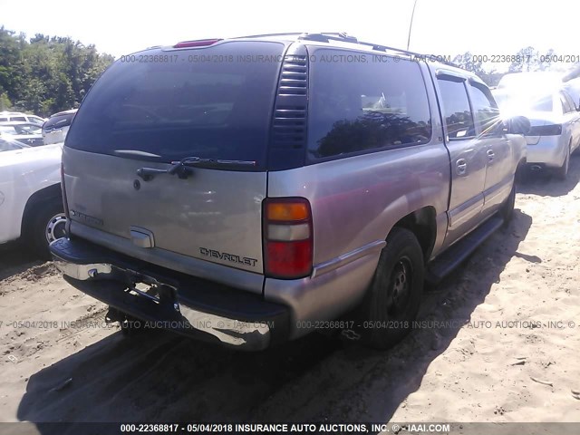 3GNFK16T43G105417 - 2003 CHEVROLET SUBURBAN K1500 TAN photo 4