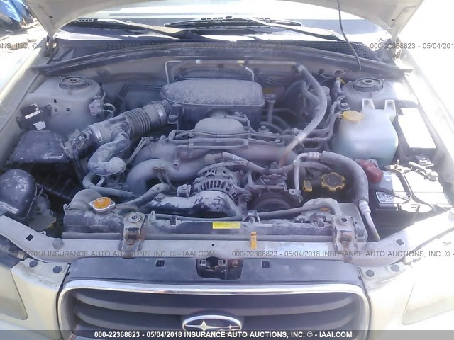 JF1SG65645G747450 - 2005 SUBARU FORESTER 2.5XS Алтын фото 10