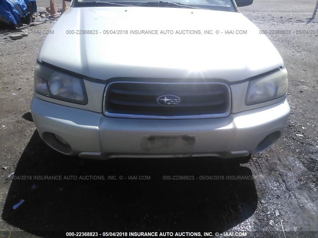 JF1SG65645G747450 - 2005 SUBARU FORESTER 2.5XS Алтын фото 6