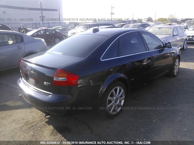 WAUCD64B24N067611 - 2004 AUDI A6 S-LINE QUATTRO Dark Blue photo 4