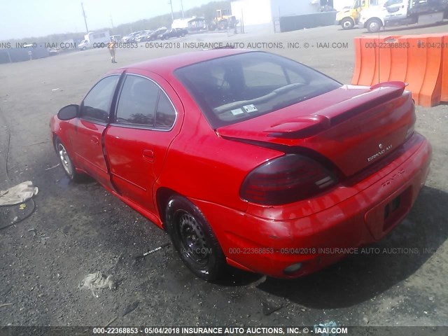 1G2NF52E74M534089 - 2004 PONTIAC GRAND AM SE1 RED photo 3