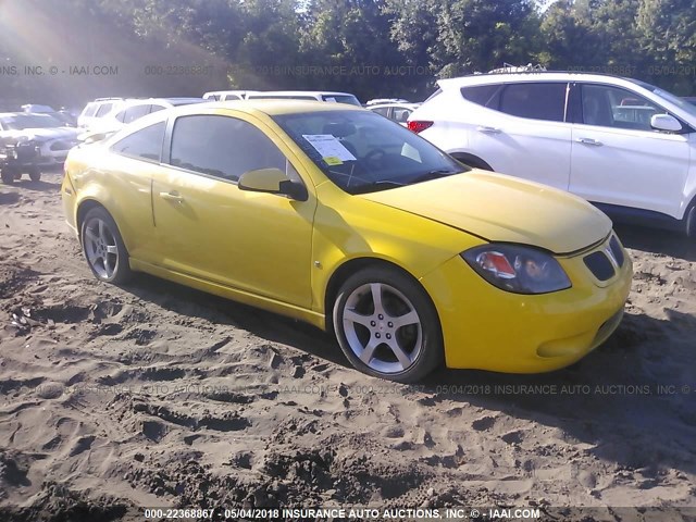 1G2AT18H097264212 - 2009 PONTIAC G5 GT YELLOW photo 1