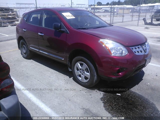 JN8AS5MT1DW025996 - 2013 NISSAN ROGUE S/SV RED photo 1