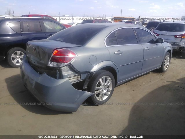 1G8ZS57N87F186291 - 2007 SATURN AURA XE GRAY photo 4