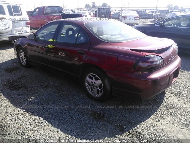 1G2WP52K02F101299 - 2002 PONTIAC GRAND PRIX GT MAROON photo 3