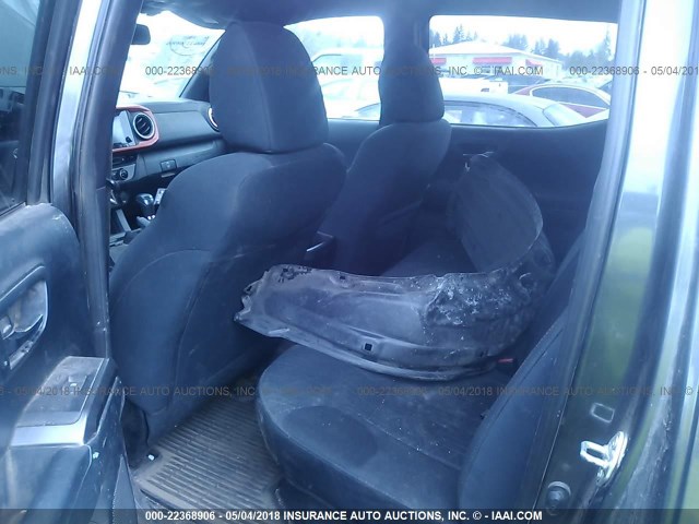 3TMDZ5BN6GM003344 - 2016 TOYOTA TACOMA DBL CAB/SR5/TRD SPORT/OR GRAY photo 8