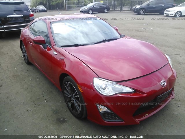 JF1ZNAA12D1707645 - 2013 TOYOTA SCION FR-S RED photo 1