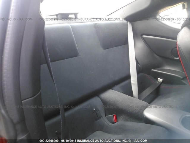 JF1ZNAA12D1707645 - 2013 TOYOTA SCION FR-S Կարմիր լուսանկար 8