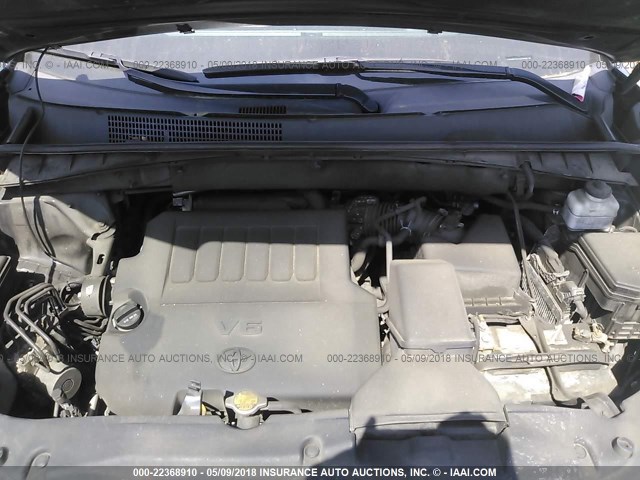 5TDBKRFH1ES014448 - 2014 TOYOTA HIGHLANDER LE/LE PLUS BLACK photo 10