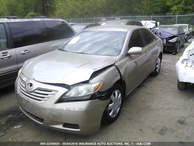 4T1BE46KX8U733490 - 2008 TOYOTA CAMRY CE/LE/XLE/SE BEIGE photo 2