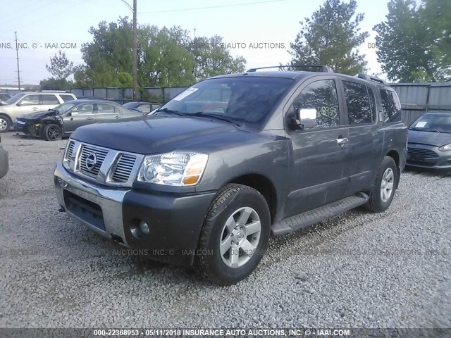 5N1AA08B84N707164 - 2004 NISSAN ARMADA SE/LE GRAY photo 2