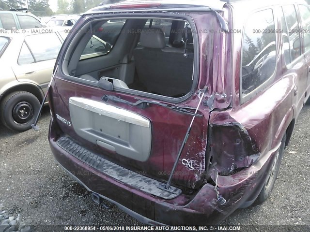 5GAET13P542260367 - 2004 BUICK RAINIER CXL MAROON photo 6