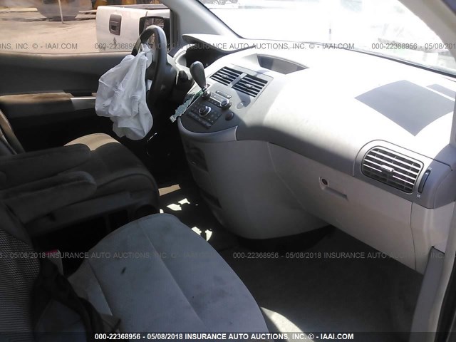 5N1BV28U49N107710 - 2009 NISSAN QUEST S/SE/SL GRAY photo 5