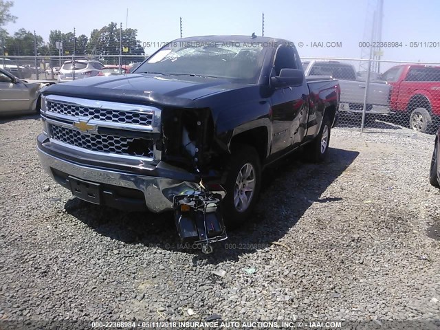 1GCNCREC7EZ330693 - 2014 CHEVROLET SILVERADO C1500 LT GRAY photo 2