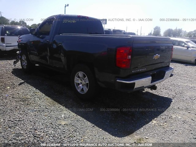 1GCNCREC7EZ330693 - 2014 CHEVROLET SILVERADO C1500 LT GRAY photo 3