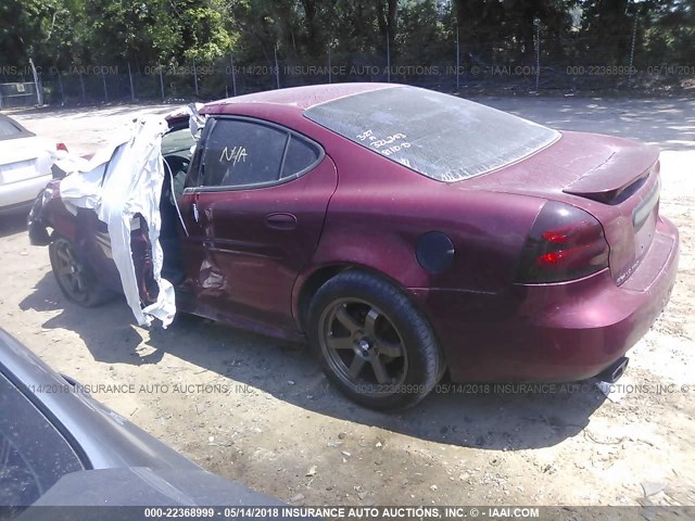 2G2WP542851312453 - 2005 PONTIAC GRAND PRIX Qırmızı foto 3