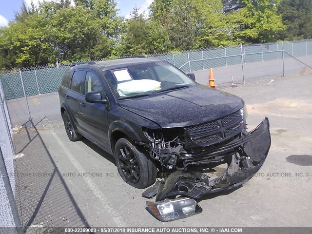 3C4PDCBGXET119053 - 2014 DODGE JOURNEY SXT BLACK photo 1