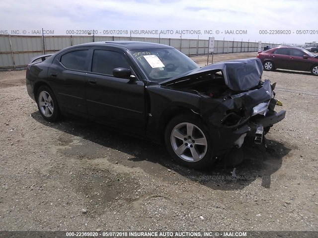 2B3CA3CV7AH153976 - 2010 DODGE CHARGER SXT BLACK photo 1