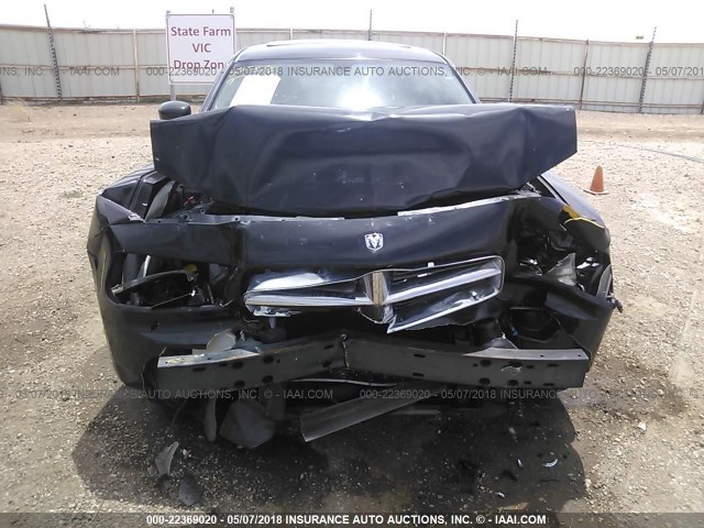 2B3CA3CV7AH153976 - 2010 DODGE CHARGER SXT BLACK photo 6