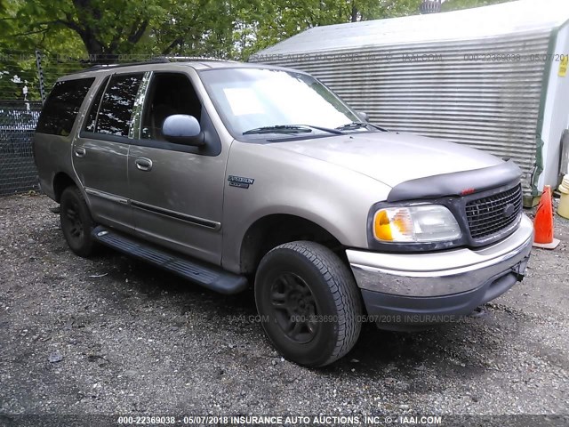 1FMFU16L31LA66446 - 2001 FORD EXPEDITION XLT BEIGE photo 1