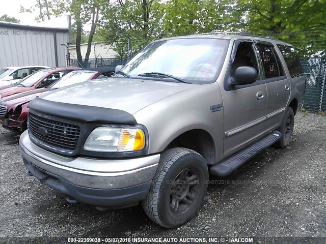 1FMFU16L31LA66446 - 2001 FORD EXPEDITION XLT ბეჟი ფოტო 2