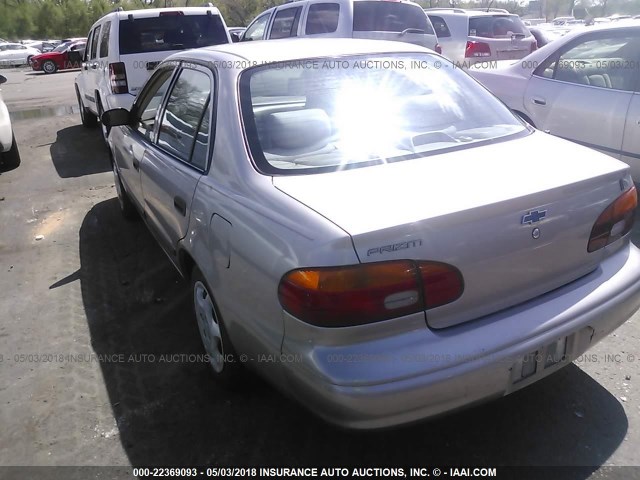 1Y1SK5481YZ405531 - 2000 CHEVROLET GEO PRIZM LSI თაფლისფერი ფოტო 3