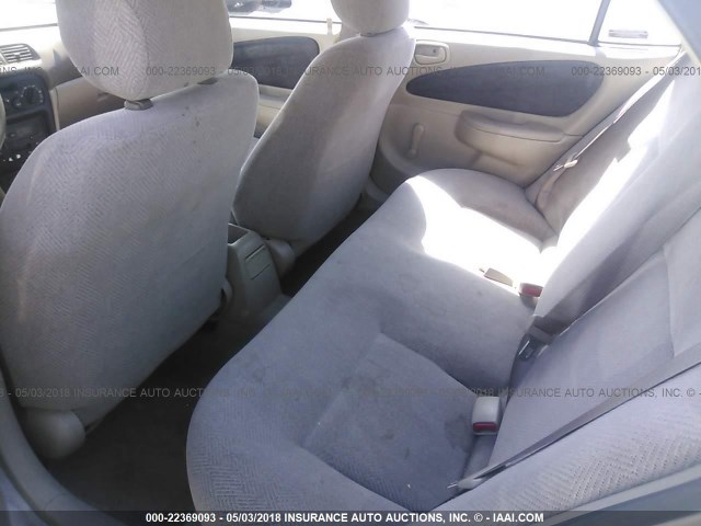 1Y1SK5481YZ405531 - 2000 CHEVROLET GEO PRIZM LSI თაფლისფერი ფოტო 8