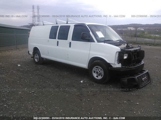 1GTW7GCG6E1121656 - 2014 GMC SAVANA G2500 WHITE photo 1