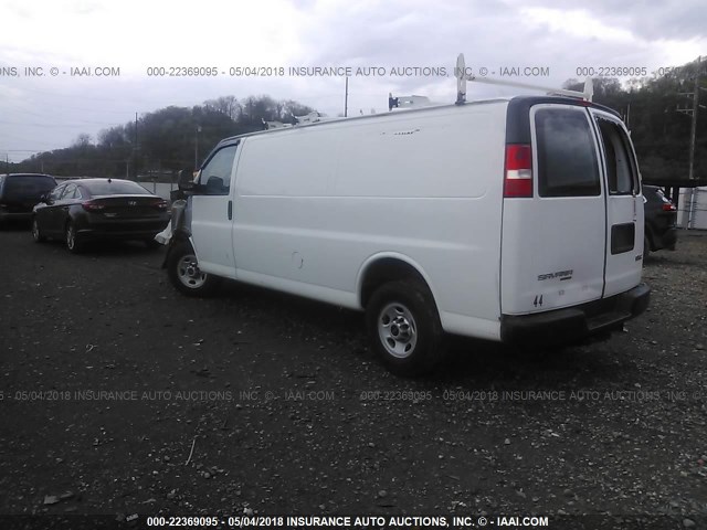 1GTW7GCG6E1121656 - 2014 GMC SAVANA G2500 WHITE photo 3