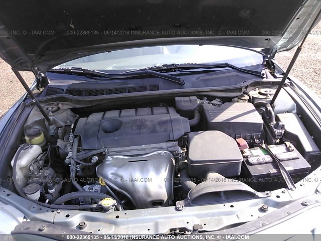 4T1BF3EK4AU565473 - 2010 TOYOTA CAMRY SE/LE/XLE 绿色 照片 10