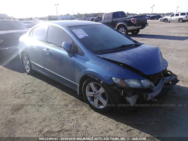 2HGFA1F6XBH516052 - 2011 HONDA CIVIC LX-S BLUE photo 1