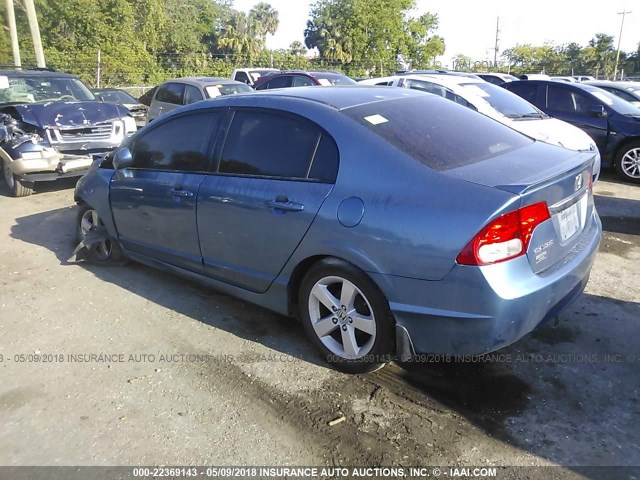 2HGFA1F6XBH516052 - 2011 HONDA CIVIC LX-S 蓝色 照片 3