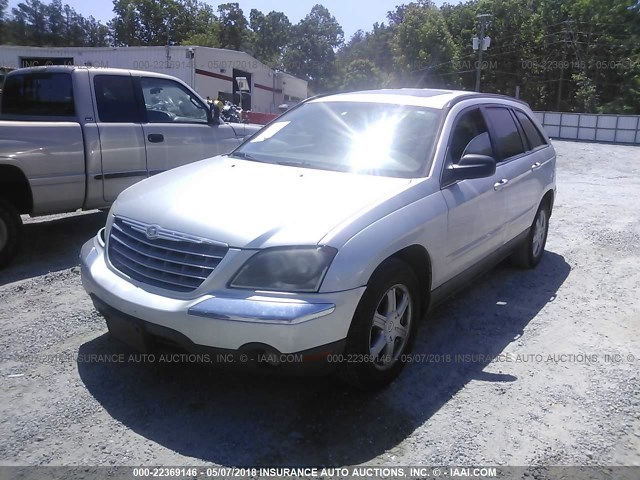2C4GM68455R273252 - 2005 CHRYSLER PACIFICA TOURING SILVER photo 2