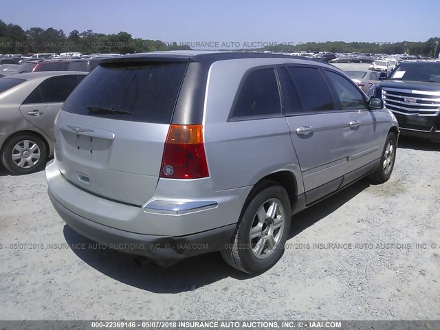 2C4GM68455R273252 - 2005 CHRYSLER PACIFICA TOURING SILVER photo 4