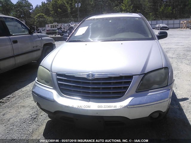 2C4GM68455R273252 - 2005 CHRYSLER PACIFICA TOURING SILVER photo 6