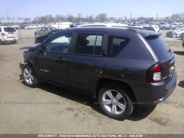 1C4NJDBB7GD756453 - 2016 JEEP COMPASS SPORT GRAY photo 3