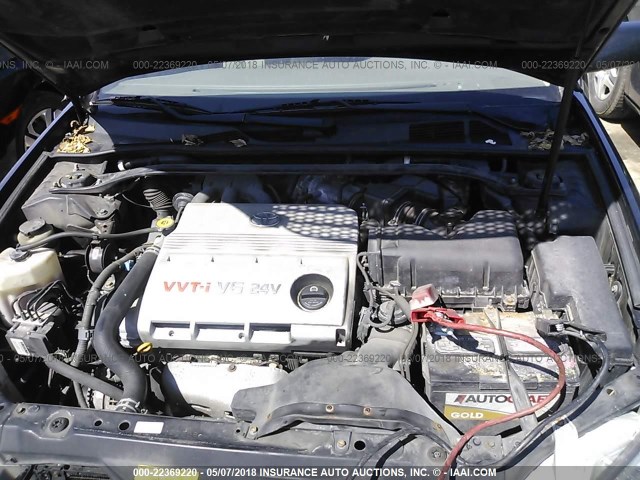 4T1BF32K04U079722 - 2004 TOYOTA CAMRY LE/XLE/SE შავი ფოტო 10