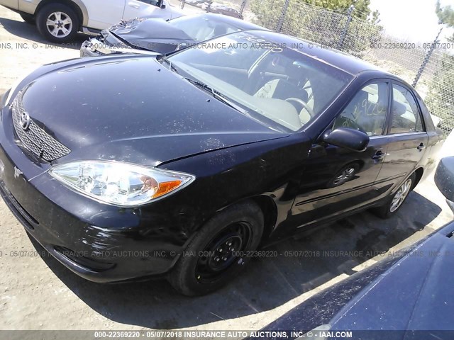 4T1BF32K04U079722 - 2004 TOYOTA CAMRY LE/XLE/SE შავი ფოტო 2
