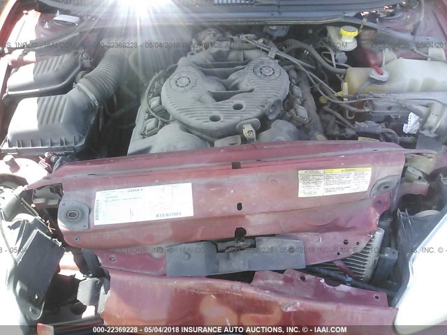 2B3HD46R83H501448 - 2003 DODGE INTREPID SE MAROON photo 10