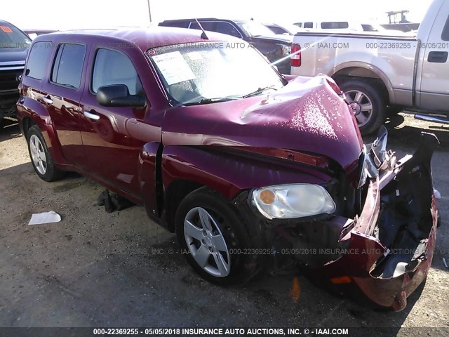 3GNDA13D77S609079 - 2007 CHEVROLET HHR LS წითელი ფოტო 1