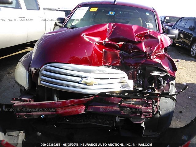 3GNDA13D77S609079 - 2007 CHEVROLET HHR LS წითელი ფოტო 6